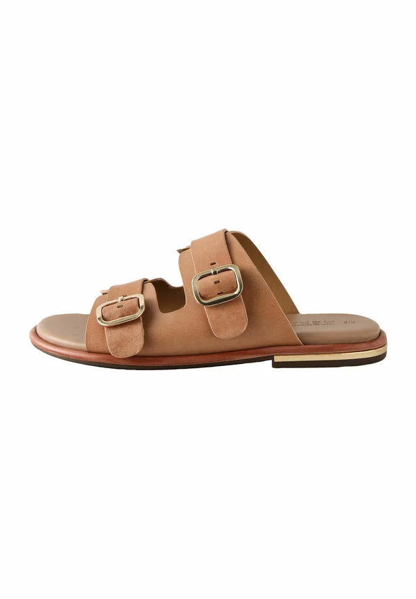 REGULAR FIT - FOREVER COMFORT DOUBLE BUCKLE - Mules - mottled beige