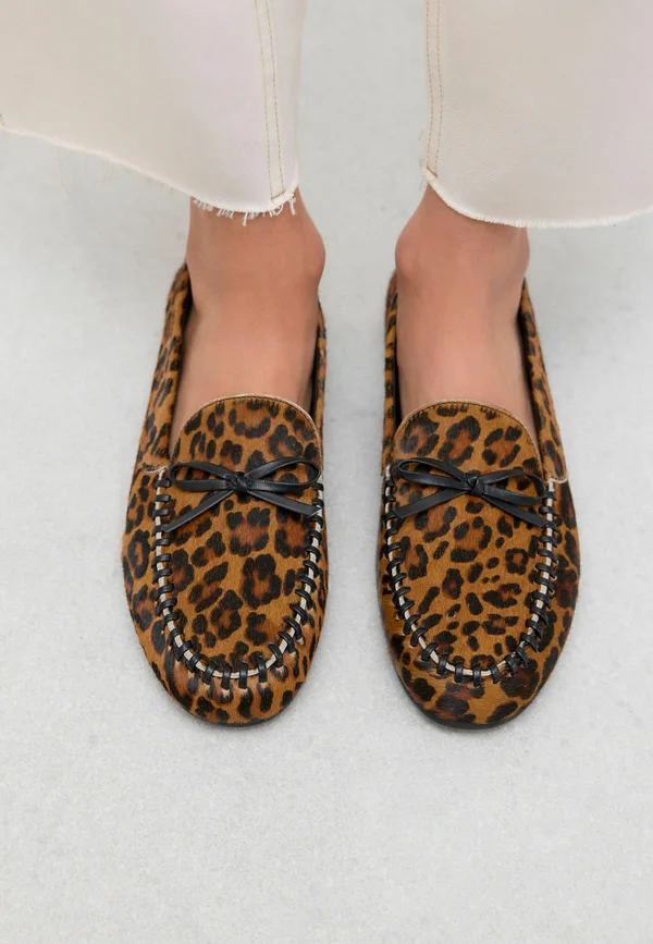 REGULAR FIT - FOREVER COMFORT DRIVER - Slip-ons - leopard