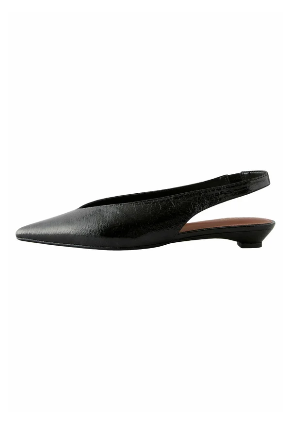 REGULAR FIT  FOREVER COMFORT POINT TOE  - Slingback ballet pumps - black