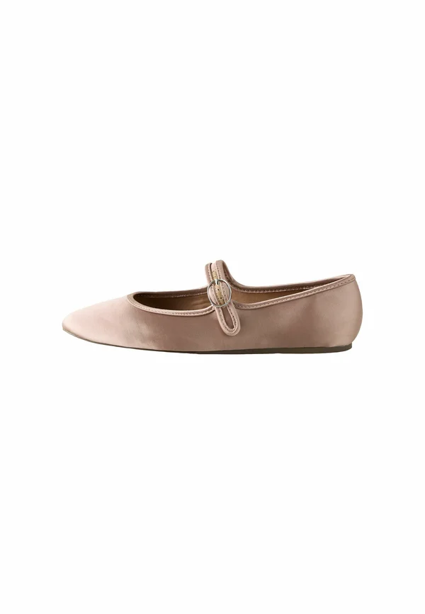 REGULAR FIT - FOREVER COMFORT ROUND TOE BUCKLE DETAIL MARY JANE - Ankle strap ballet pumps - pink