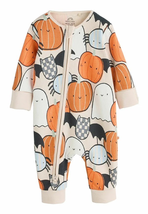 REGULAR FIT - HALLOWEEN TWO WAY ZIP  - Pyjamas - orange