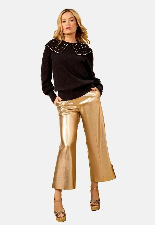 REGULAR FIT - Jumper - black