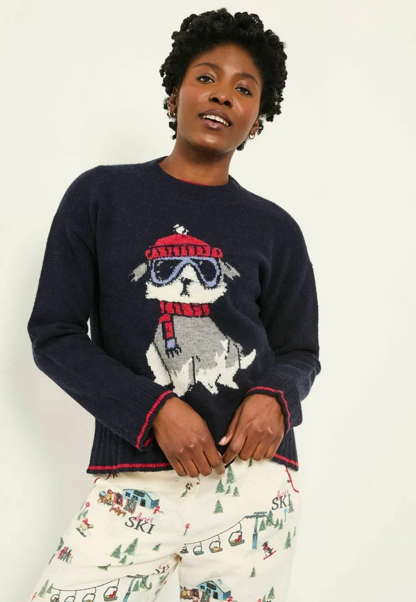 REGULAR FIT  - Jumper - navy