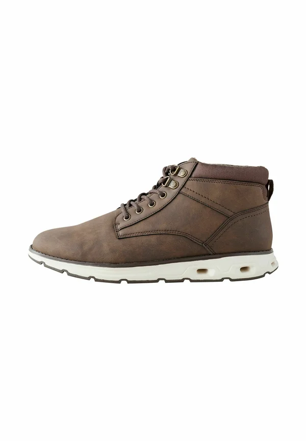 REGULAR FIT - Lace-up ankle boots - brown