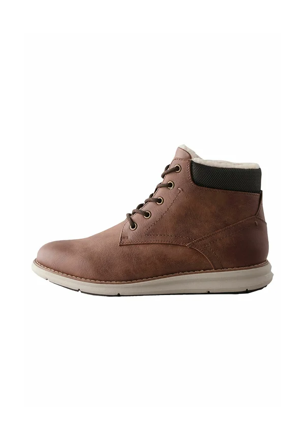 REGULAR FIT - Lace-up ankle boots - tan brown