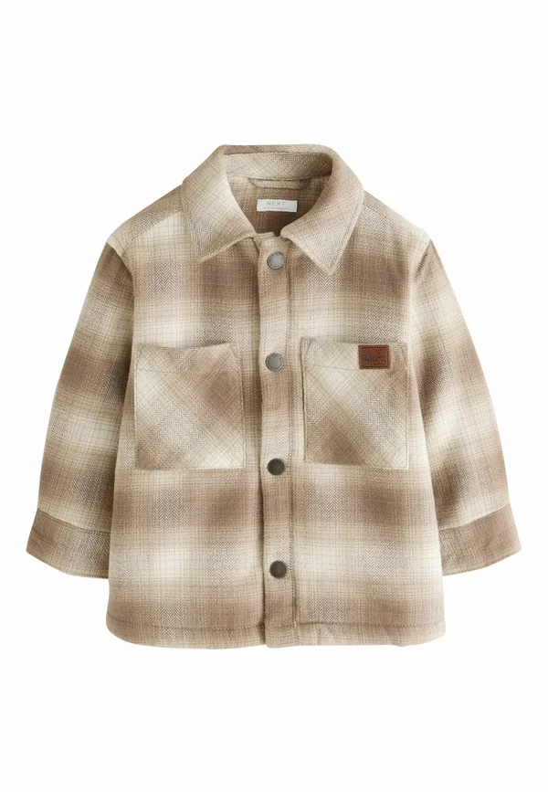 REGULAR FIT - LINED CHECK  - Winter jacket - neutral check