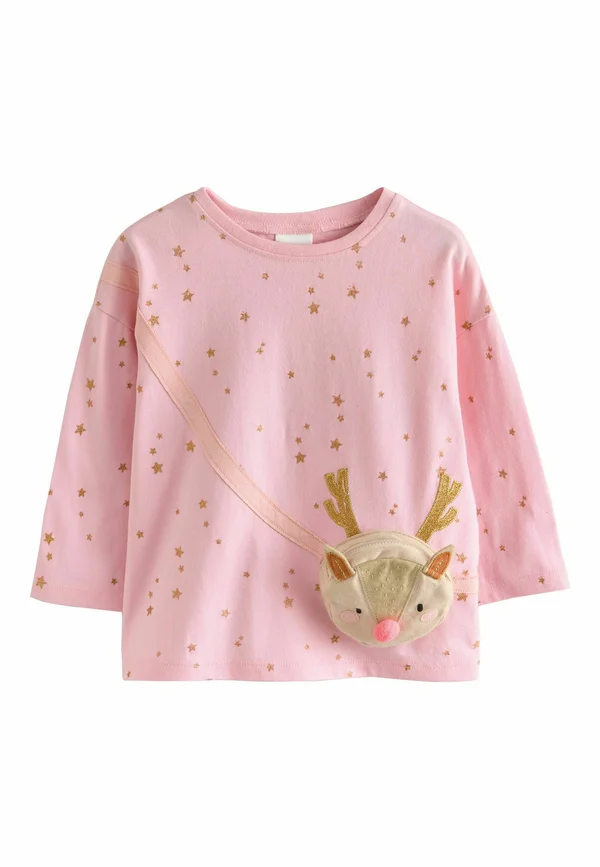 REGULAR FIT  LONG SLEEVE BAG - Long sleeved top - pink reindeer
