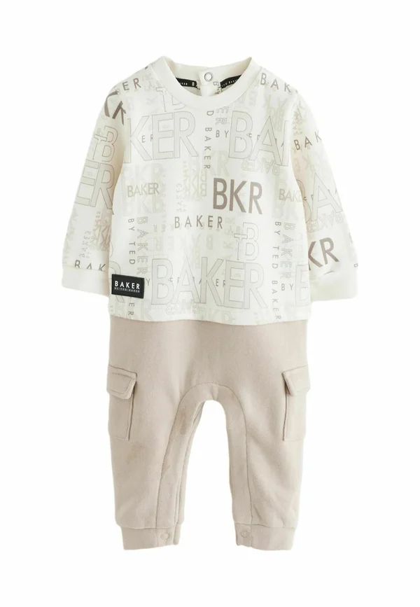 REGULAR FIT - LONG SLEEVE - Jumpsuit - stone