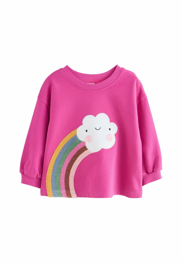 REGULAR FIT - LONG SLEEVE - Long sleeved top - pink rainbow cloud character