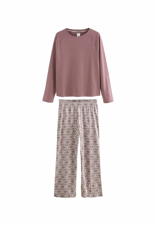 REGULAR FIT - LONG SLEEVE SET - Pyjama set - chocolate brown