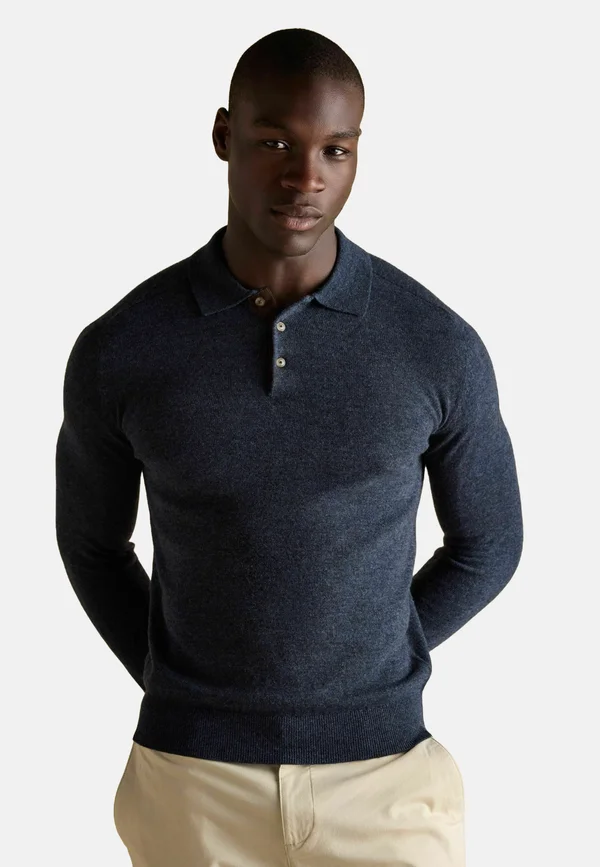 REGULAR FIT - Long sleeved top - navy