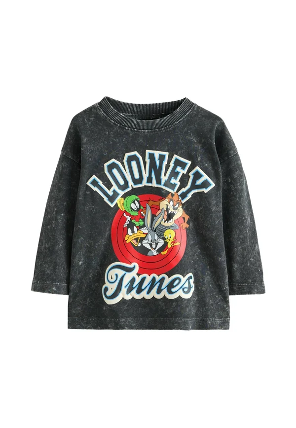 REGULAR FIT - LOONEY TUNES LONG SLEEVE  - Long sleeved top - charcoal grey