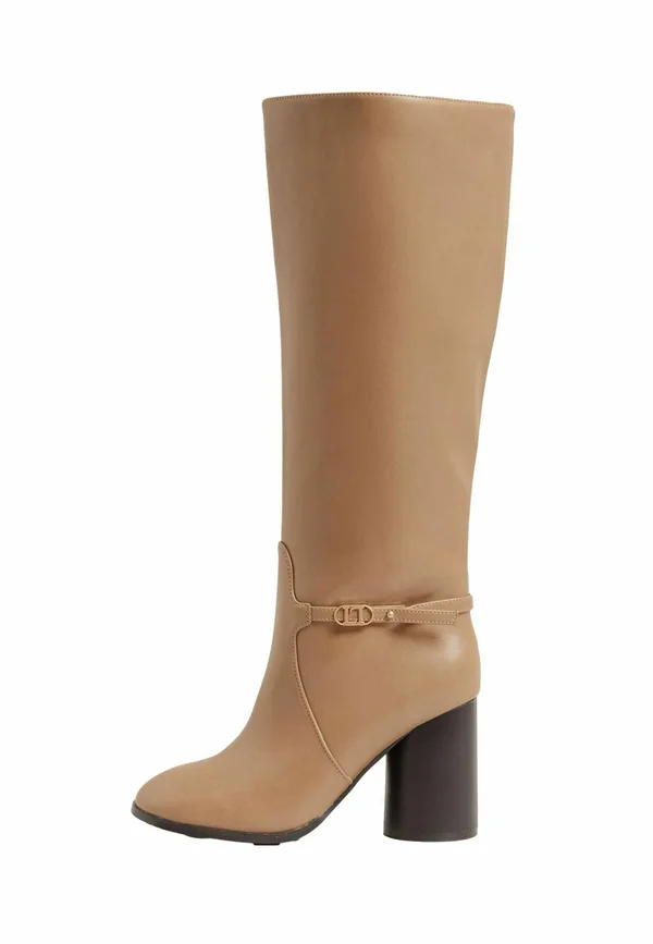 REGULAR FIT - MID BLOCK  - Boots - camel