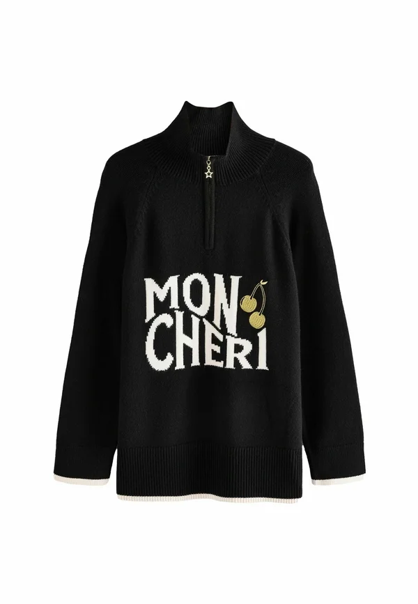 REGULAR FIT - MON CHERI   - Jumper - black