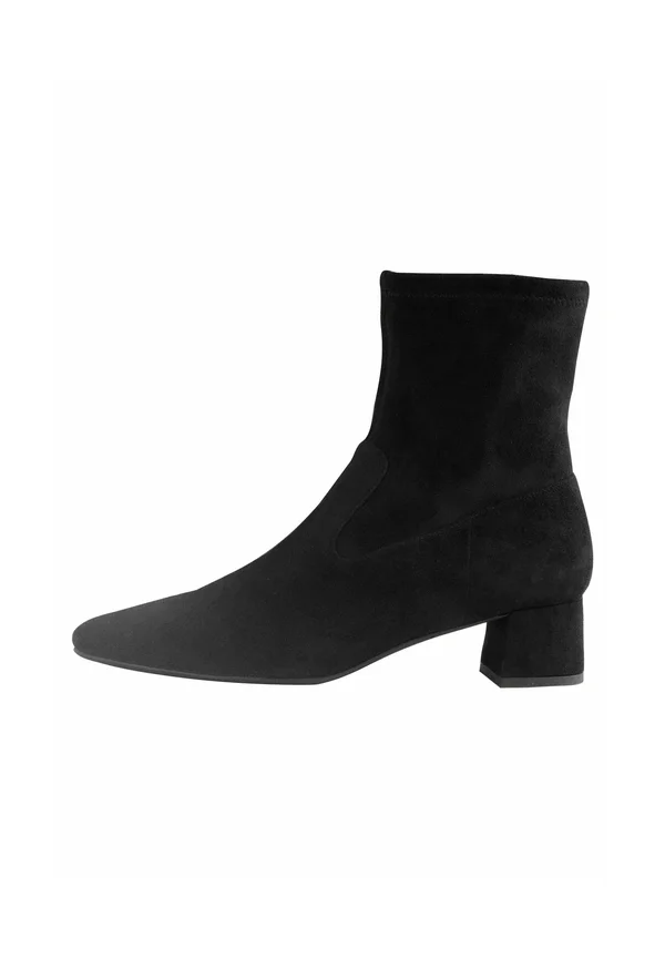 REGULAR FIT - MOTIONFLEX BLOCK - Classic ankle boots - new black suede
