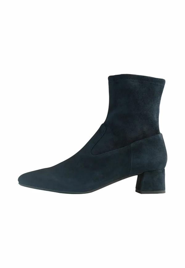 REGULAR FIT - MOTIONFLEX BLOCK - Classic ankle boots - new navy blue suede