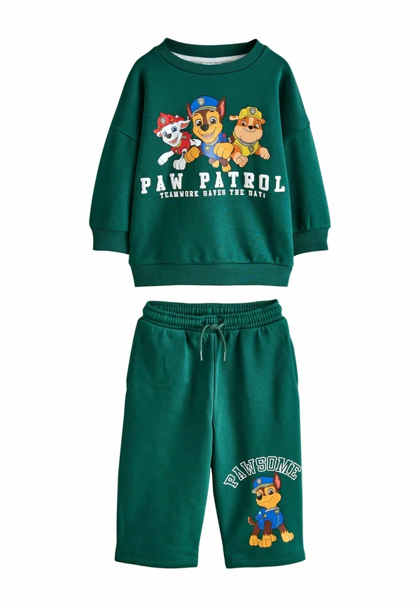 REGULAR FIT - PAW PATROL CREW AND JOGGERS SET - Tracksuit - forest green