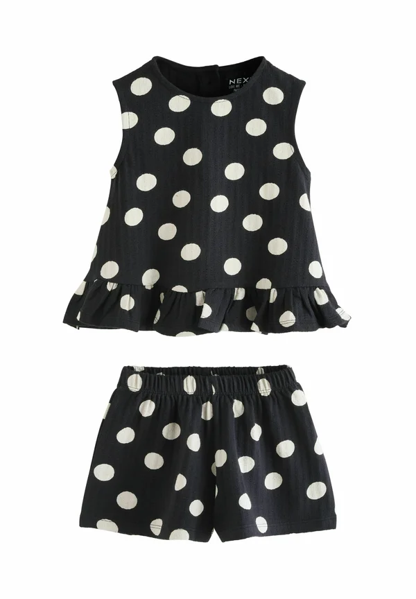REGULAR FIT - PEPLUM SET - Shorts - monochrome spot