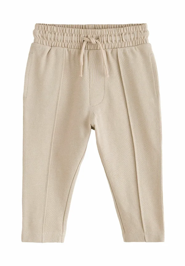 REGULAR FIT - PINTUCK  - Tracksuit bottoms - stone