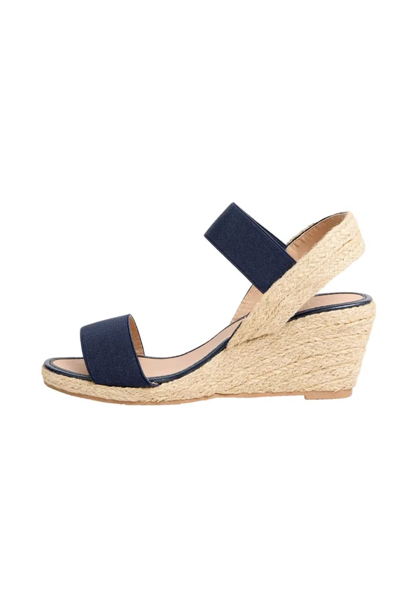 REGULAR FIT   - Platform sandals - navy