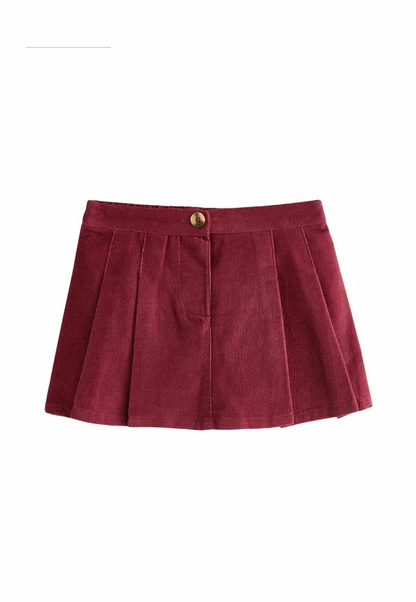 REGULAR FIT - Pleated skirt - red