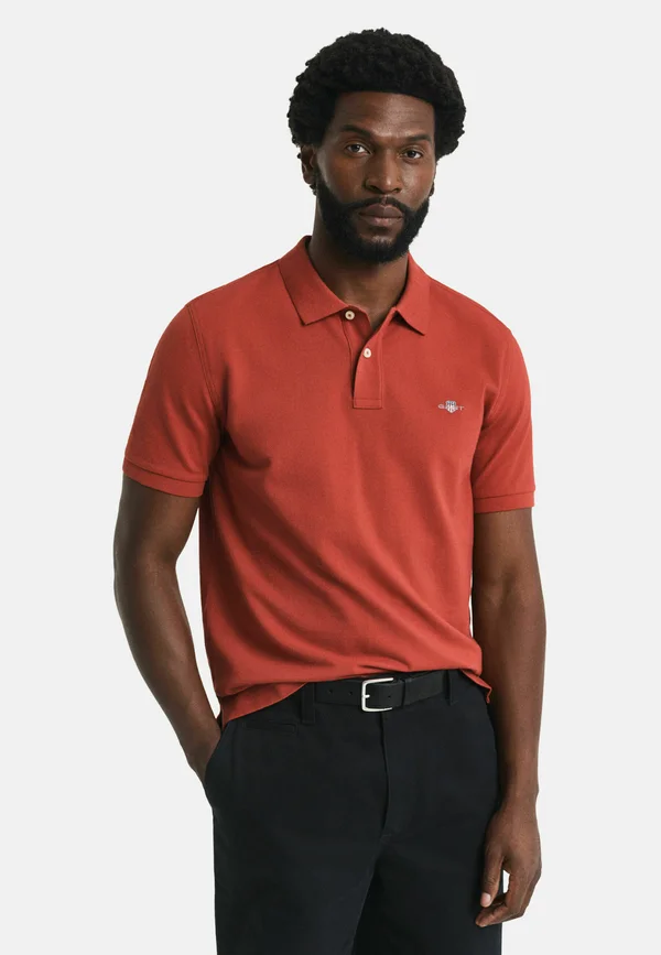 REGULAR FIT - Polo shirt - modern rust