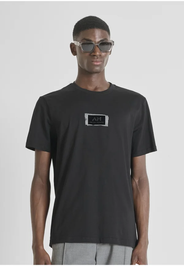 REGULAR FIT - Print T-shirt - black