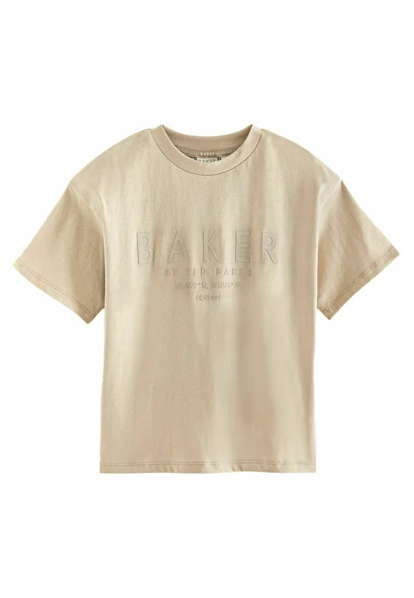 REGULAR FIT - Print T-shirt - stone