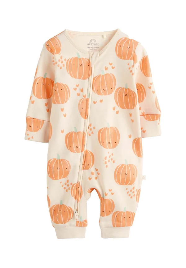 REGULAR FIT -  PUMPKIN TWO WAY ZIP   - Sleep suit - orange