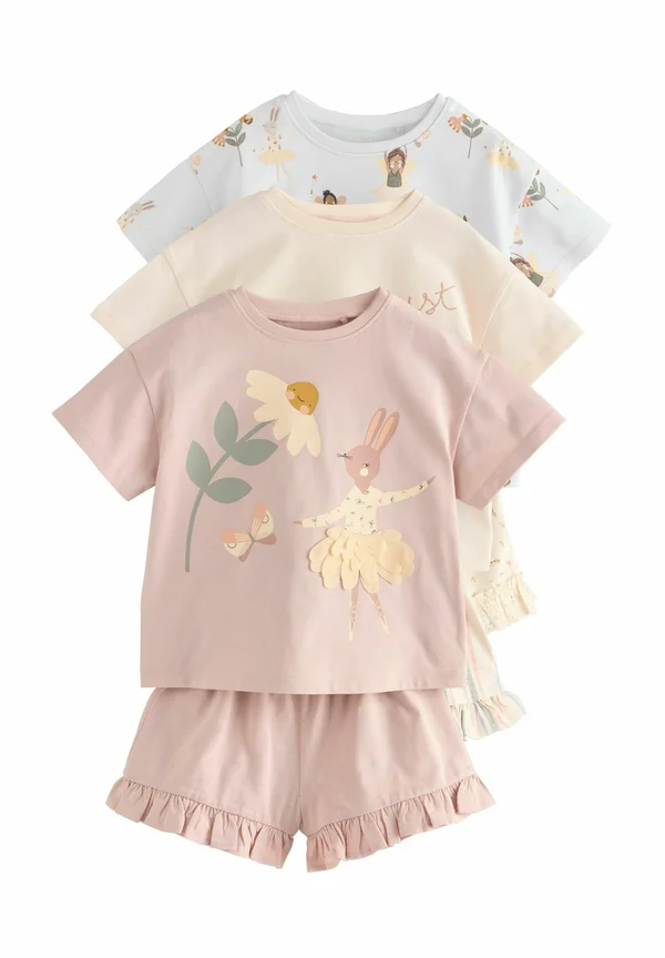 REGULAR FIT - SET 3 PACK  - Shorts - pink bunny