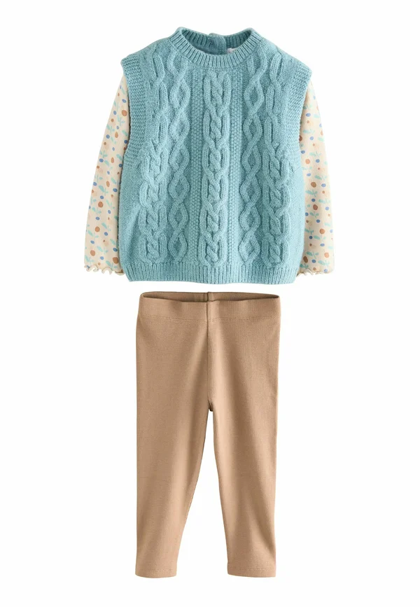 REGULAR FIT - SET - Leggings - Trousers - light blue