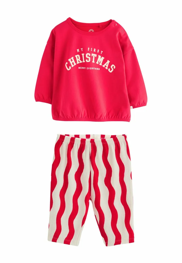 REGULAR FIT - SET  - Leggings - Trousers - red