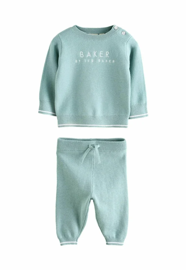 REGULAR FIT - SET - Tracksuit bottoms - green