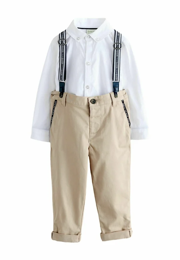 REGULAR FIT -SET  - Trousers - stone