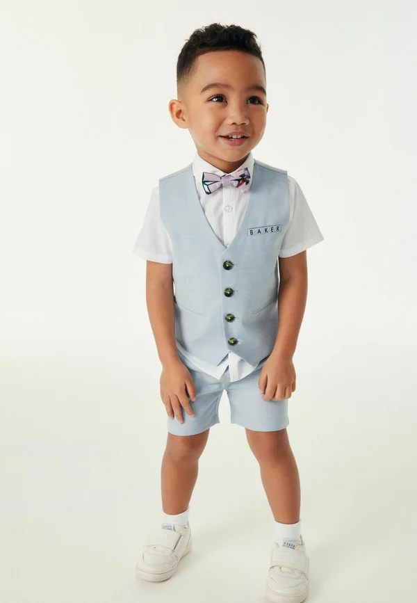 REGULAR FIT-SET   - Waistcoat - blue