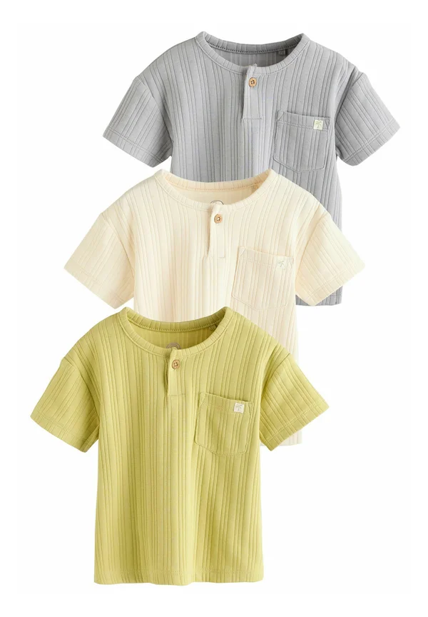 REGULAR FIT SHORT SLEEVE 3 PACK - Print T-shirt - minerals