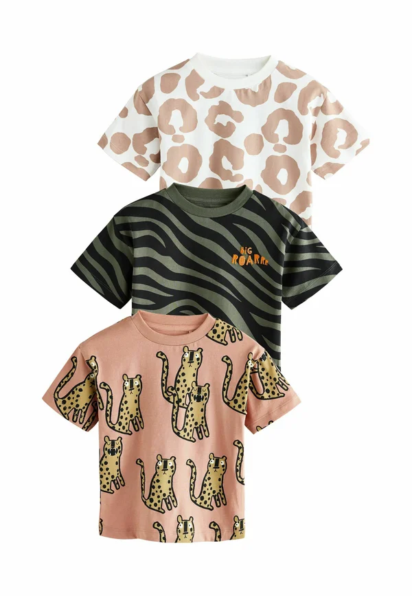 REGULAR FIT - SHORT SLEEVE 3 PACK - Print T-shirt - multi