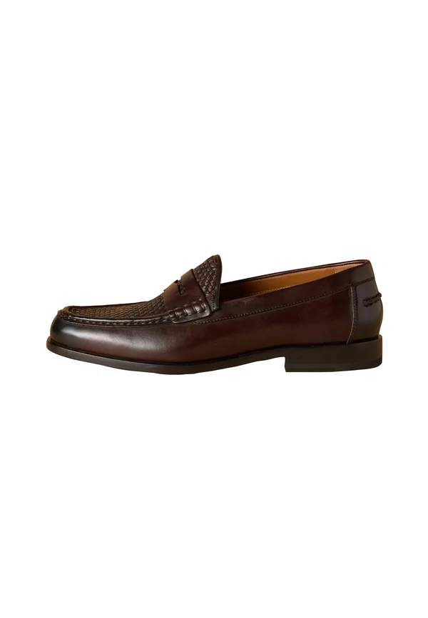 REGULAR FIT - SIGNATURE LOAFERS  - Slip-ons - brown