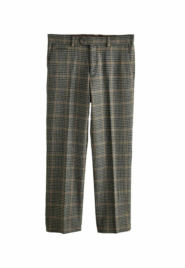 REGULAR FIT - SIGNATURE MOONS  BRITISH  CHECK  - Trousers - green