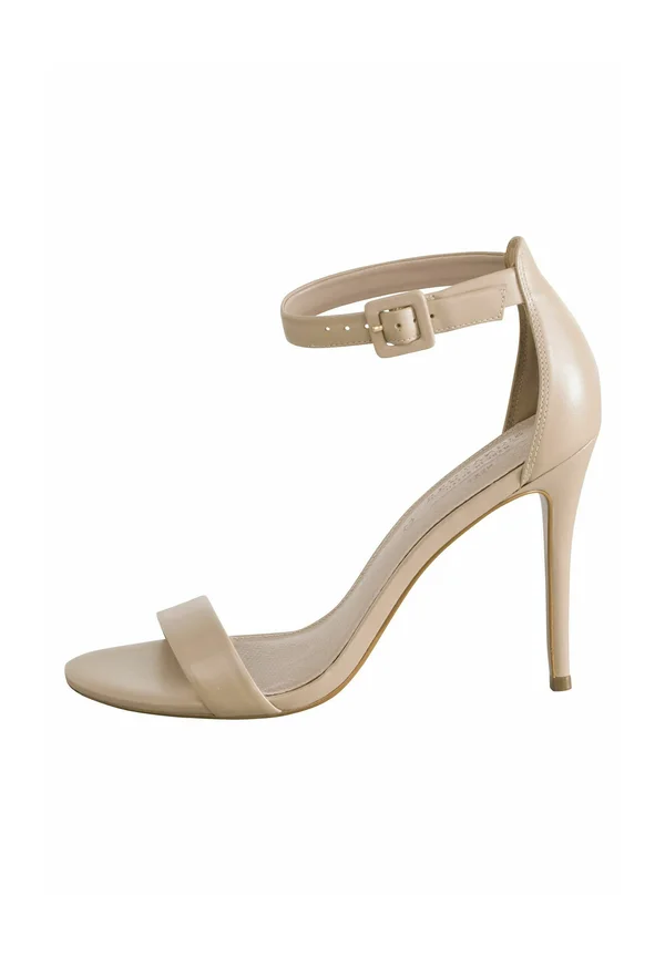REGULAR FIT - SIGNATURE ROUND TOE SIMPLE - High heeled sandals - camel