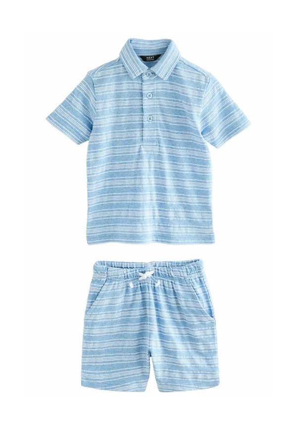 REGULAR FIT - SLEEVE SET - Shorts - blue