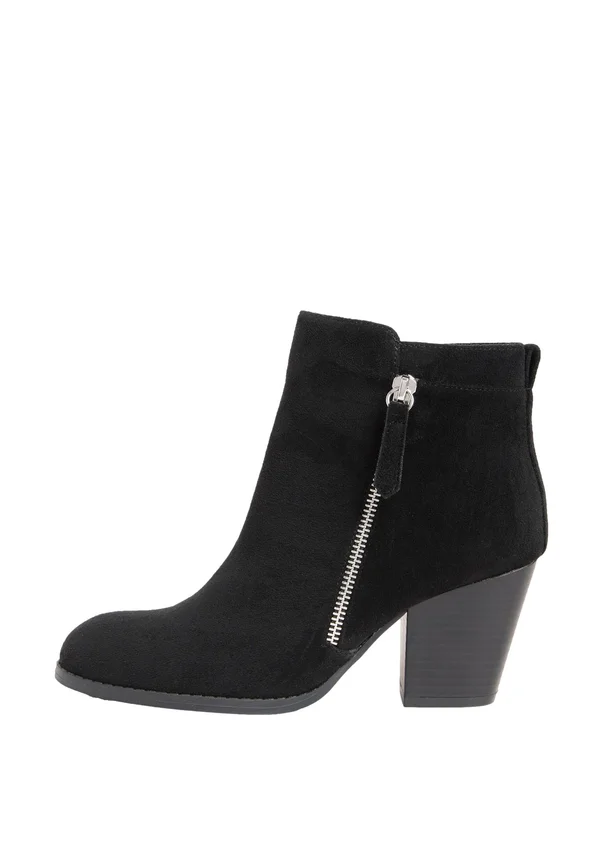REGULAR FIT - STACKED CUBAN  - Classic ankle boots - black