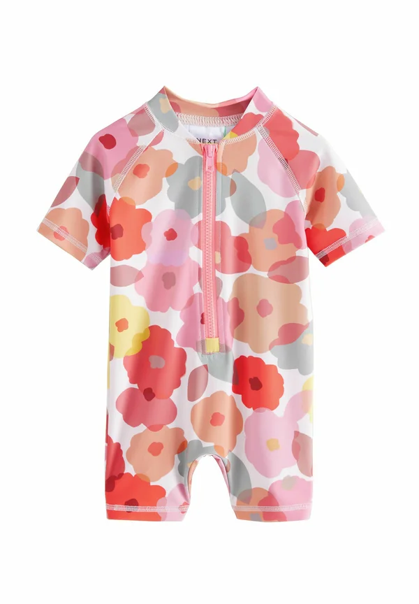 REGULAR FIT - Swimsuit - pink rust floral