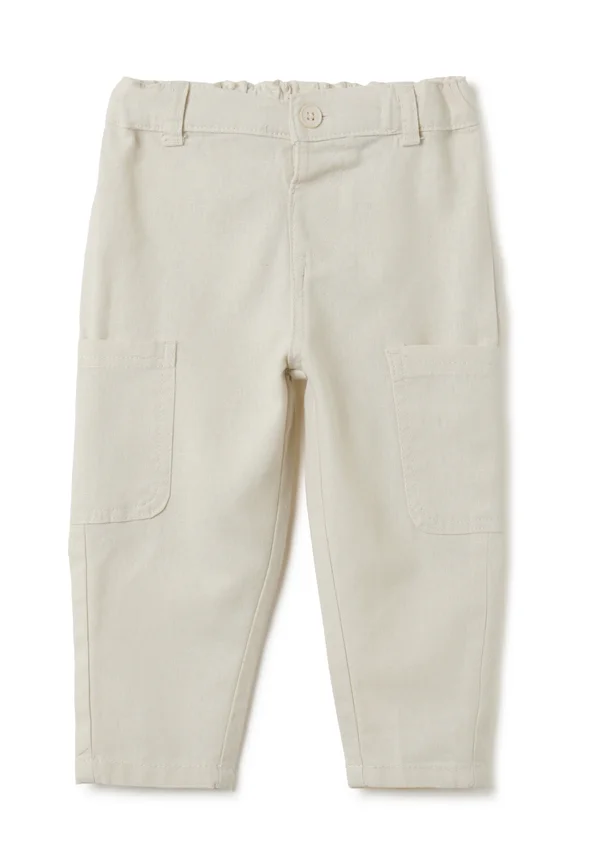 REGULAR FIT - Trousers - light beige