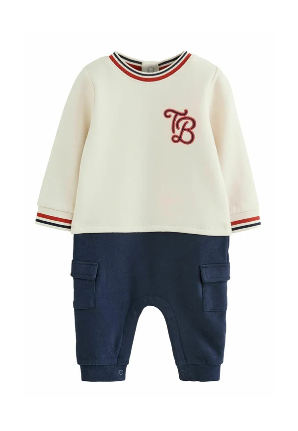 REGULAR FIT - VARSITY  - Jumpsuit - stone navy red