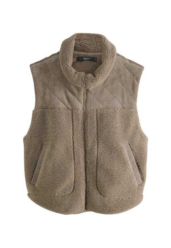 REGULAR FIT  - Waistcoat - khaki