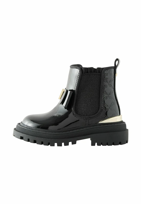 REGULAR FIT WITH BOW - Classic ankle boots - black