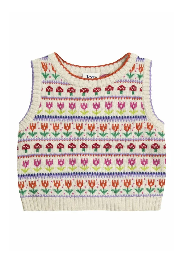 REGULAR FIT-WOODLAND FAIR ISLE - Jumper - cream