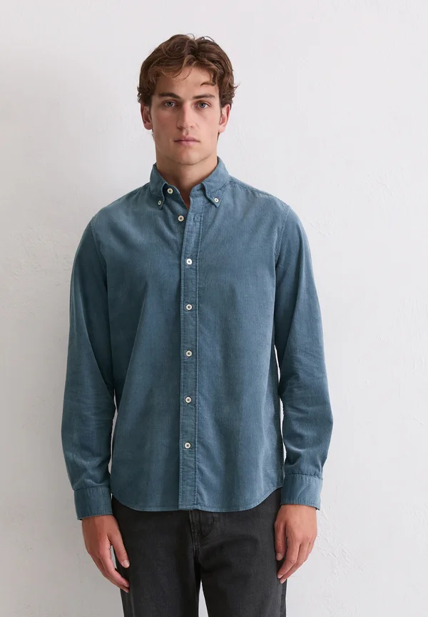 REGULAR MIT BUTTON-DOWN-KRAGEN - Shirt - moon stone