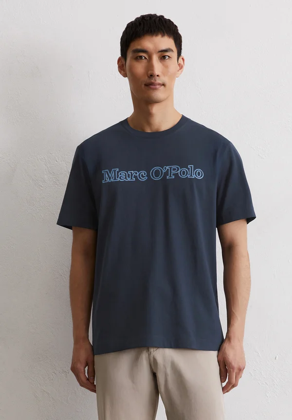 REGULAR   - Print T-shirt - dark navy